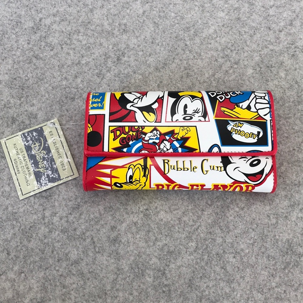 Mickey Mouse  vinyl credit card wallet NWT
